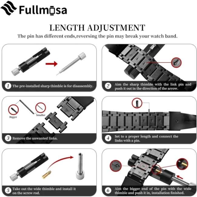 Fullmosa Metal Bantlarla Uyumlu Apple Watch Kordon