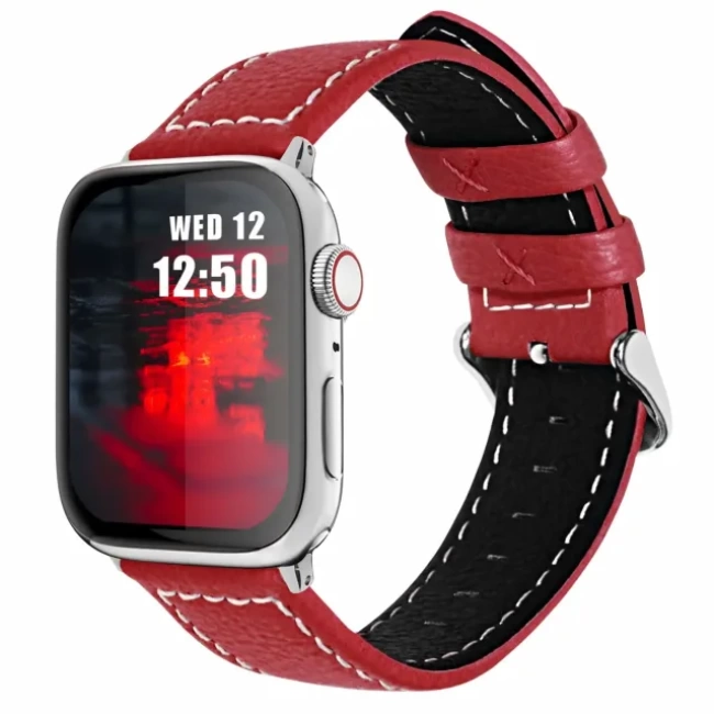 Fullmosa Uyumlu Apple Watch Kordon Deri