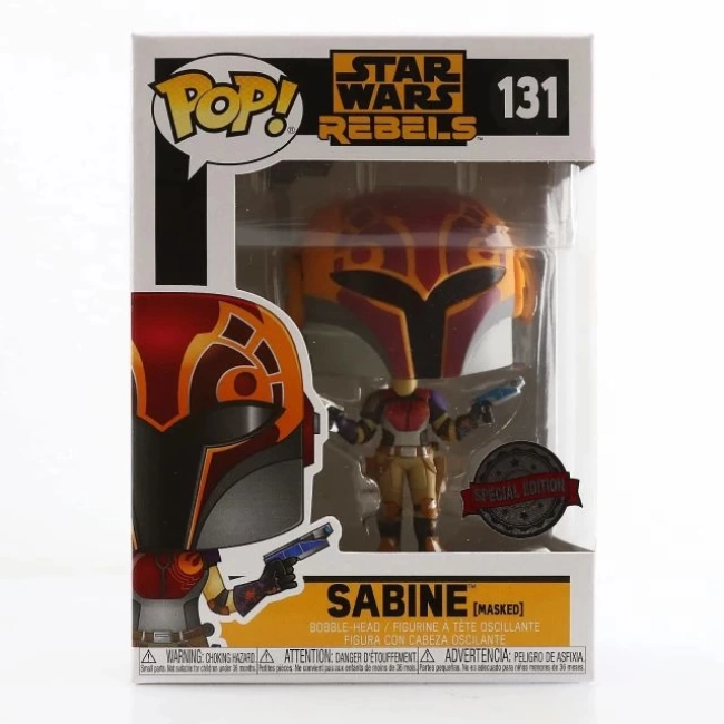 Funko 131 Star Wars Sabine Maskeli Özel Rebels Figür