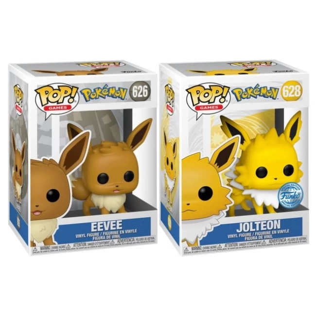 Funko Pokemon Jolteon Figür Eevee and Jolteon