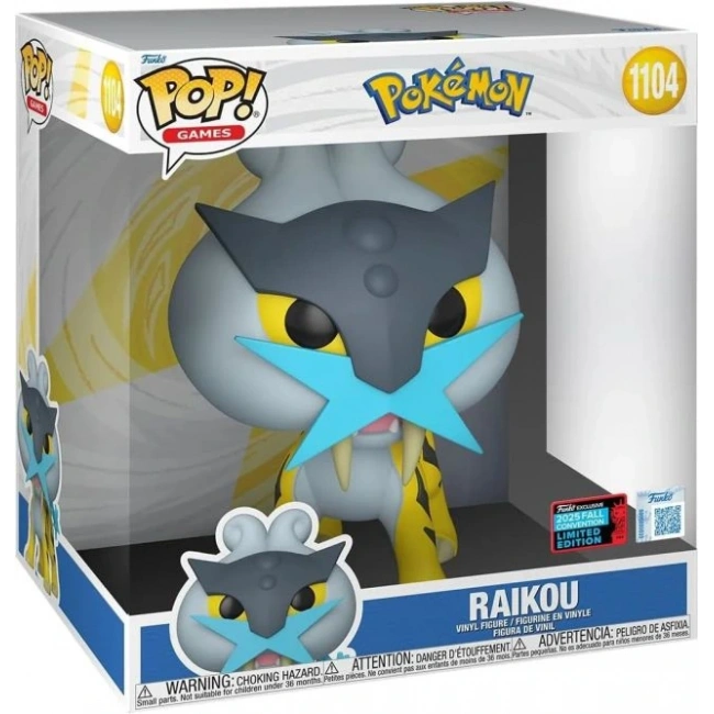 Funko Pop Jumbo Pokemon Raikou Figür
