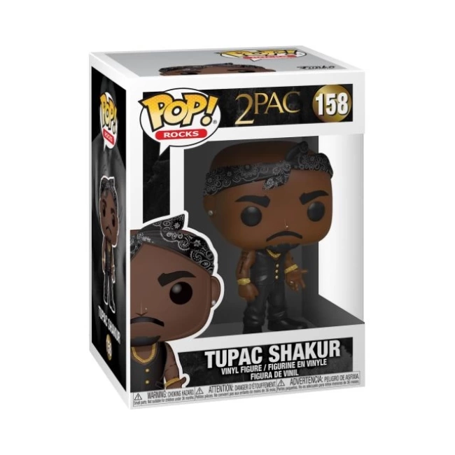 Funko POP! Rocks: Tupac - Vest Bandana Figürü