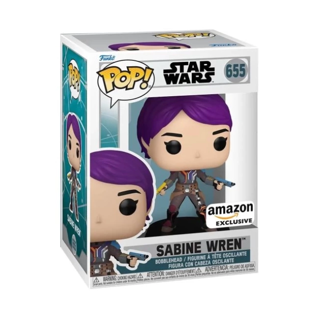 Funko Pop! Star Wars: Ahsoka - Sabine Wren Glow in The Dark Figürü