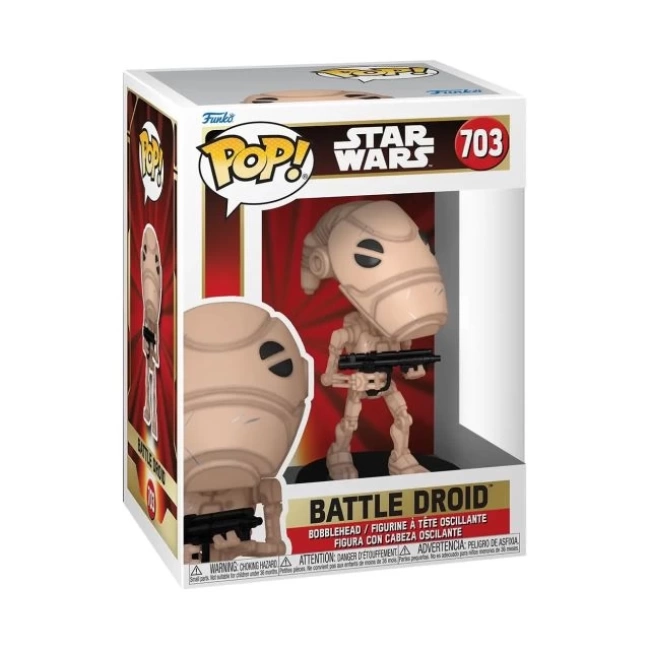 Funko Pop! Star Wars: Battle Droid Figürü