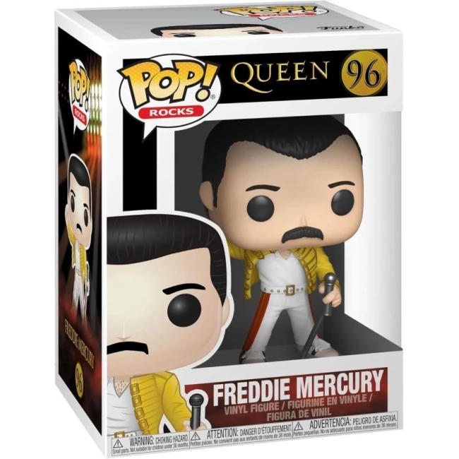 Funko Rocks Queen Freddy Mercury Wembley 1986 Figür