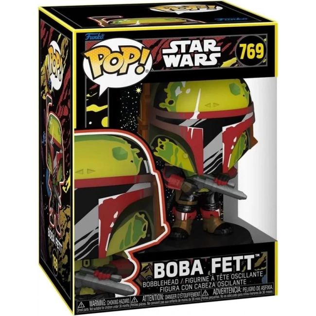 Funko Star Wars: The Book of Boba Fett - Boba Fett Figür (Retro)