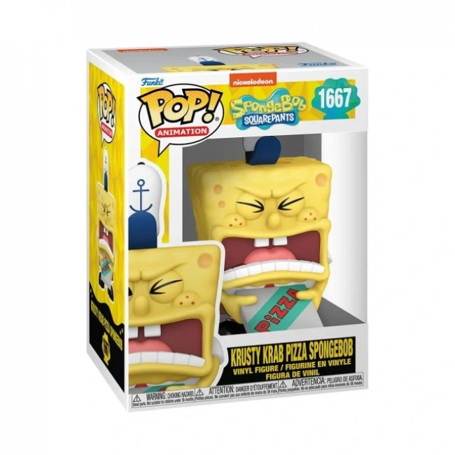 Funko Sünger Bob Krusty Krab Pizza Figürü