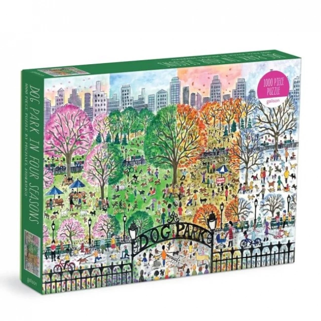 Galison 1000 Parçalı Köpek Parkı Puzzle