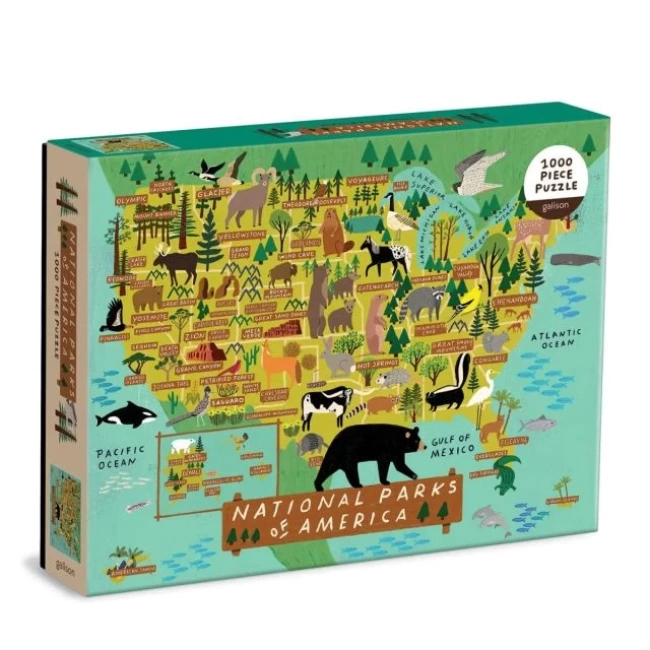 Galison Amerika Ulusal Parkları Puzzle