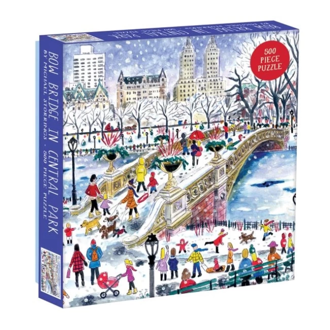 Galison Central Parkta Bow Köprüsü Puzzle