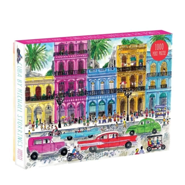 Galison Küba Sanat Puzzle