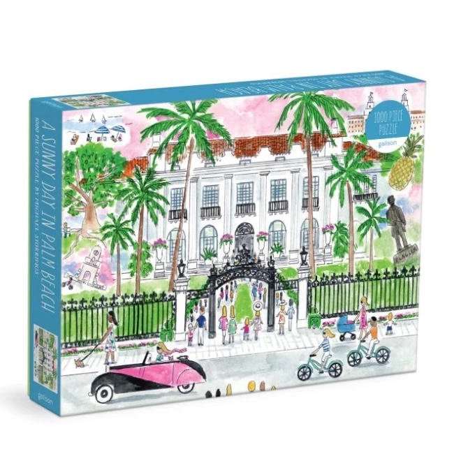 Galison Palm Plajında Güneşli Bir Gün Puzzle