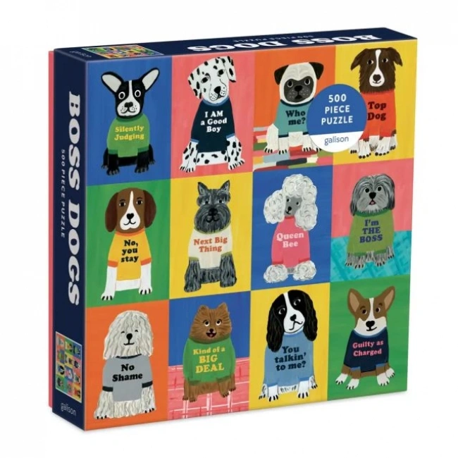 Galison Patron Köpekler Puzzle