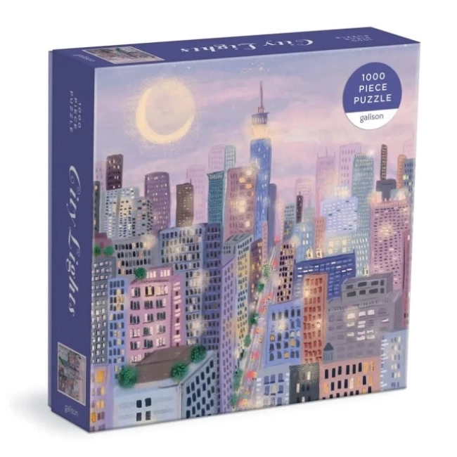 Galison Şehir Işıkları Puzzle