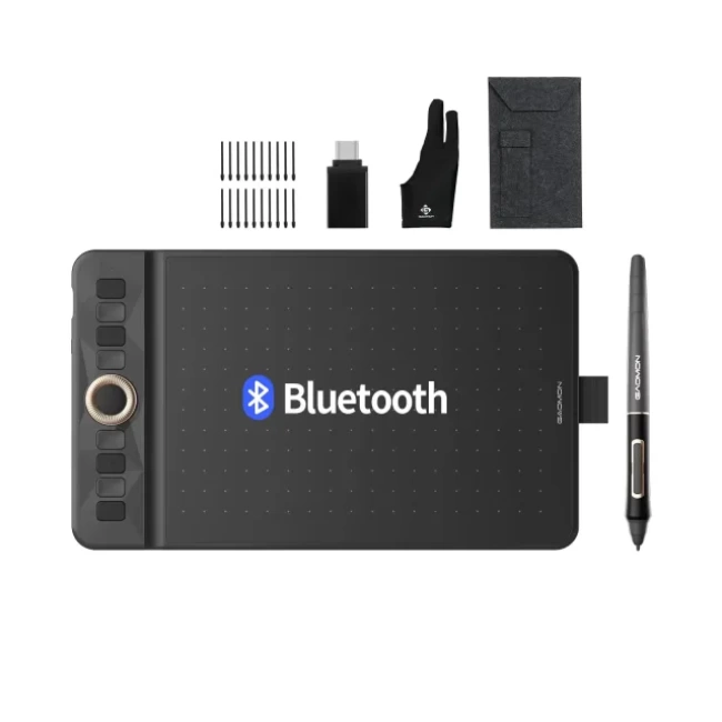 GAOMON M106K Boyama Dijital Grafik Kalem Tablet Medium Wireless