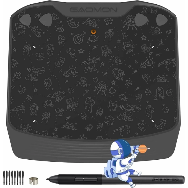 GAOMON S630 5x3.2 Inc OSU Tablet, 4 Ekspres Tuşlu