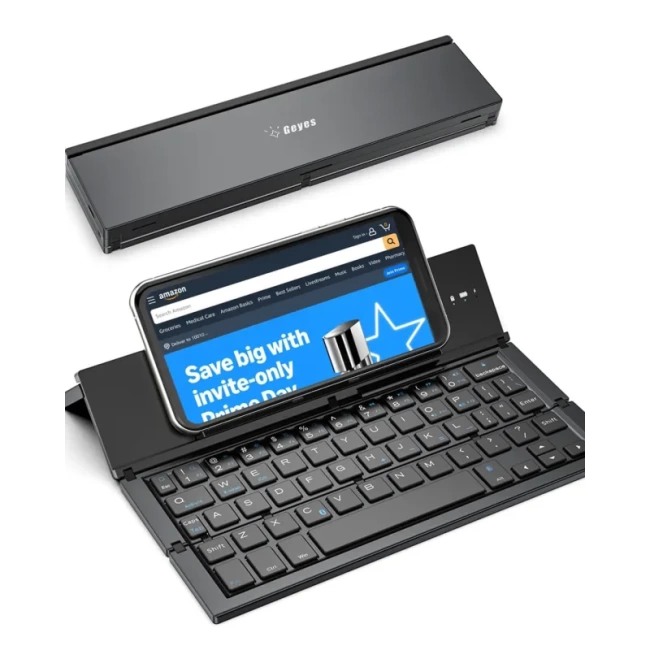 Geyes Katlanabilir Bluetooth Klavye Black