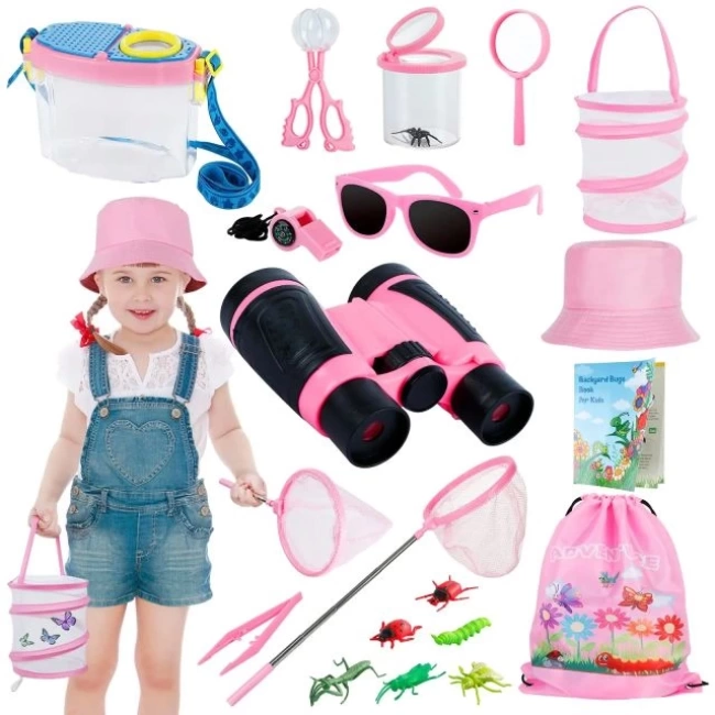 GINMIC Çocuk Dış Mekan Keşif Böcek Yakalayıcı Kit