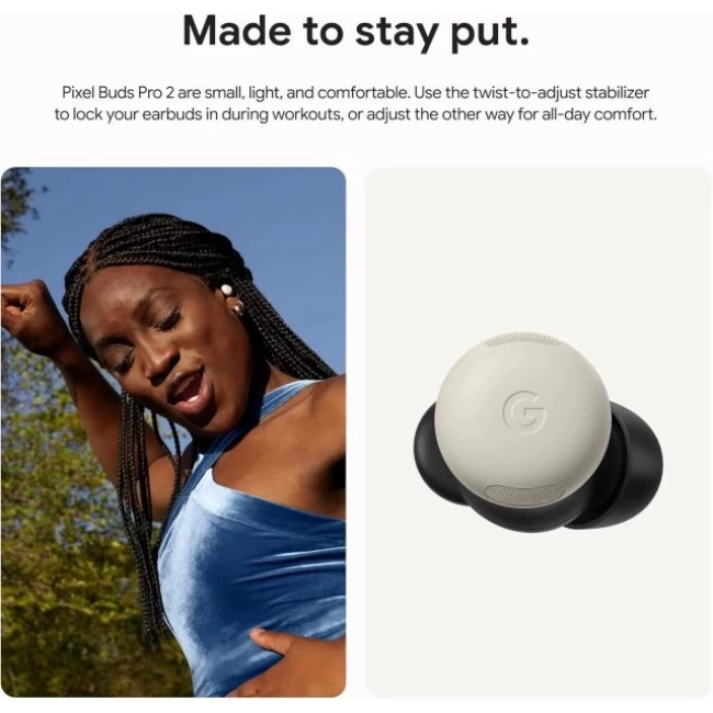 Google Pixel Buds Pro 2 Kablosuz Kulaklık Bej Buds Only