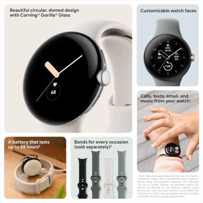 Google Pixel Watch Android Akıllı Saat WiFi