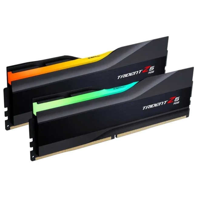 G.SKILL Trident Z5 RGB Serisi (Intel XMP 3.0) DDR5 RAM 32GB (2x16GB) 7200MT/s  Matte black