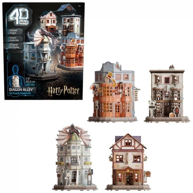 Harry Potter Diagon Yolu 3D Bulmaca Model Seti