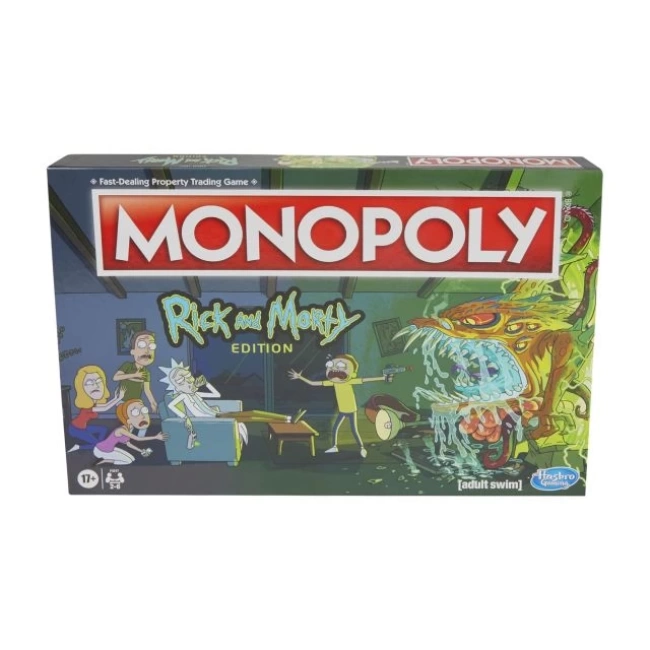 Hasbro Gaming Monopoly: Rick ve Morty Sürümü Masa Oyunu Multicolored