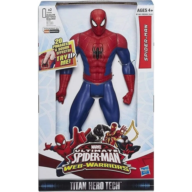 Hasbro Marvel Ultimate Web Warriors Titan Hero Spider Man Figür