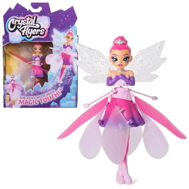 Hatchimals Crystal Flyers Pastel Kawaii Bebek Büyülü Uçan Oyuncak Purple/Pink