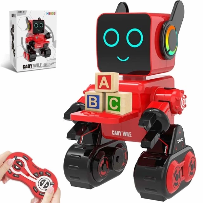 Hbuds Robotlar Uzaktan Kumandalı Robot Oyuncak Red