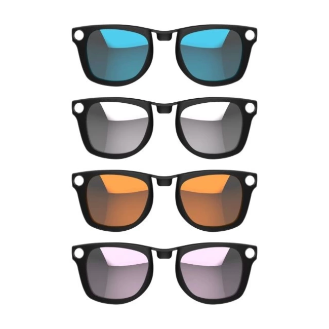 Hibloks 4 Adet Polarize Klips Ray-Ban Meta Wayfarer Akıllı Gözlük - Large