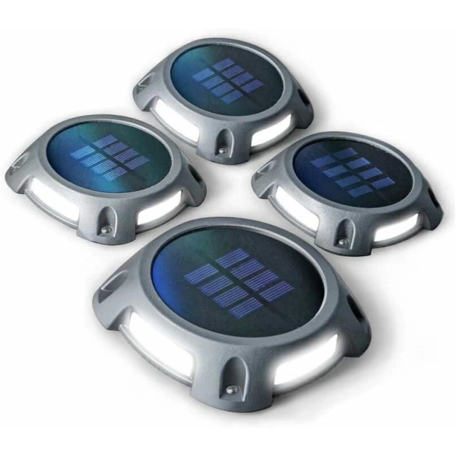 Home Zone Security Solar Güverte Işıkları - Hava Koşullarına Dayanıklı 4 Adet