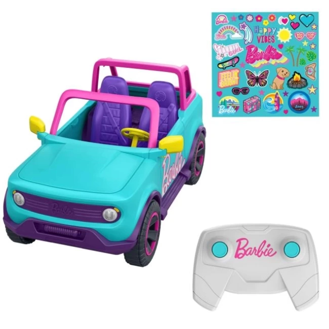 Hot Wheels 2 Barbie Bebek Taşıyan Uzaktan Kumandalı Araç