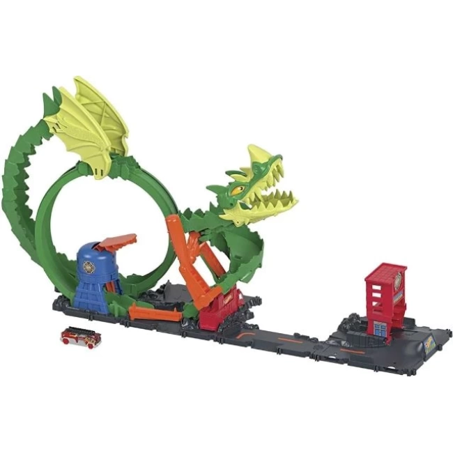 Hot Wheels City Dragon Drive İtfaiye Oyun Seti RETAIL PACKAGING