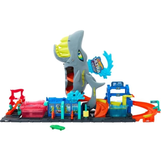 Hot Wheels City Oyuncak Araba Pist Seti Shark Car Wash