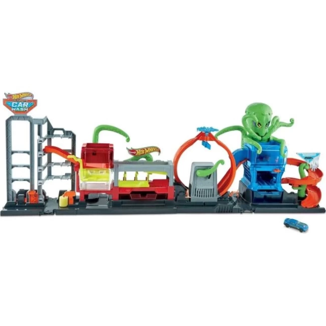 Hot Wheels City Ultimate Octo Oto Yıkama Oyun Seti Playset