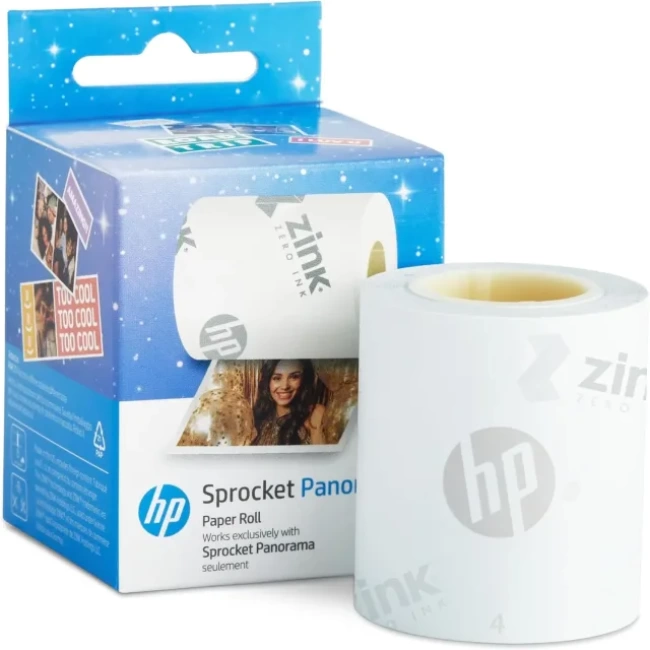 HP Sprocket Panorama Instant Taşınabilir Renkli Etiket ve Fotoğraf Yazıcısı Başlangıç Paketi Pembe Starter Bundle