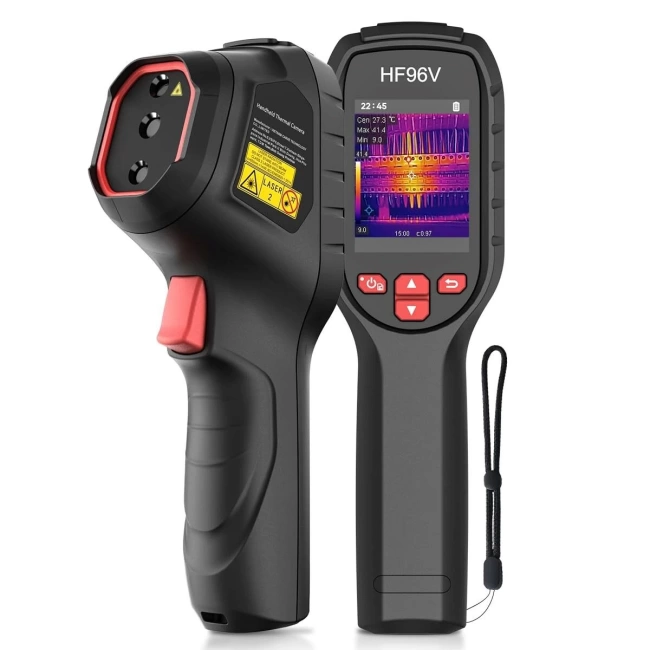 HSFTOOLS HF96V Görsel Kameralı Termal Kamera, Süper Çözünürlük 240 x 240