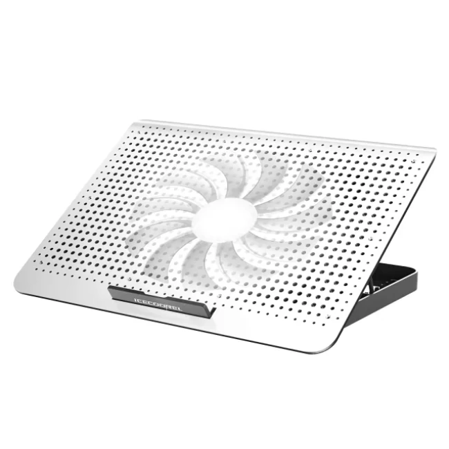 ICE COOREL Alüminyum Laptop Soğutucusu - 2023 Yükseltmesi Silver