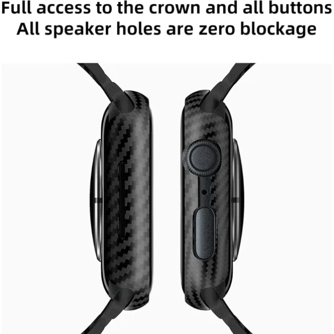 iiteeology Apple Watch Ultra 2 Kasa/Ultra Kasa 49 mm ile uyumludur Siyah