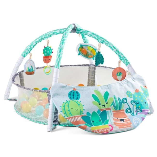 Infantino 4ü 1 Arada Sloth Jumbo Bebek Aktivite Top Havuzu Succulent