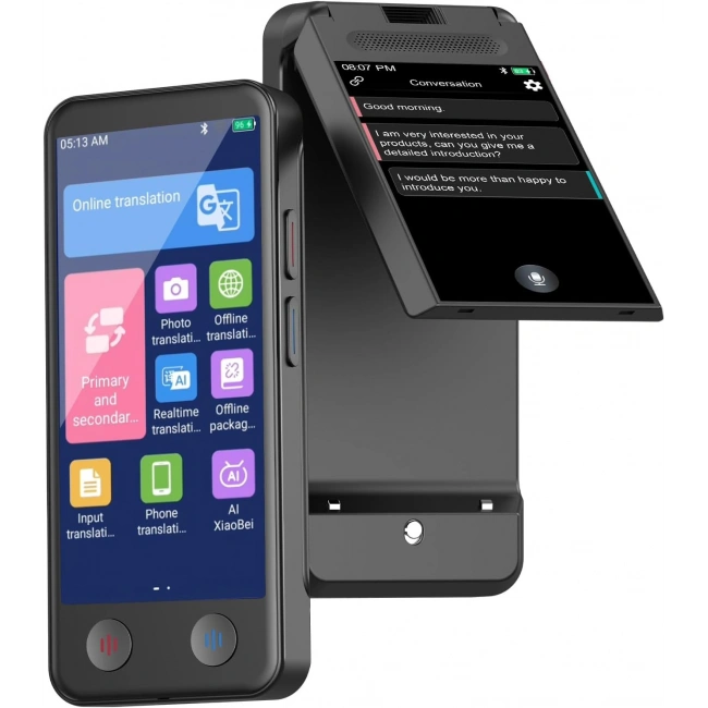 iTour Geliştirilmiş Ayrılabilir Anlık Sesli Dil Çevirmen Cihazı, 139 Dil