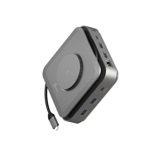j5create USB-C Dock Çift 4K HDMI JCD3199 Gri