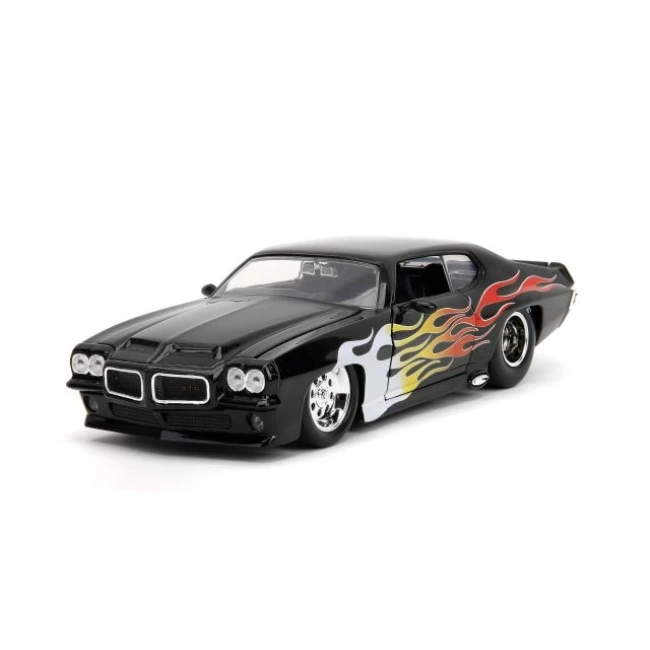 Jada Toys Big Time Muscle 1:24 1971 Pontiac GTO Döküm Araba