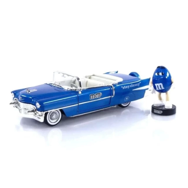 Jada Toys M&Min 1956 Cadillac El Dorado Döküm Arabası Ve Mavi Figür