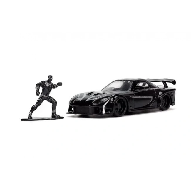 Jada Toys Marvel 1:32 1995 Mazda RX7 Geniş Gövdeli Döküm Araba