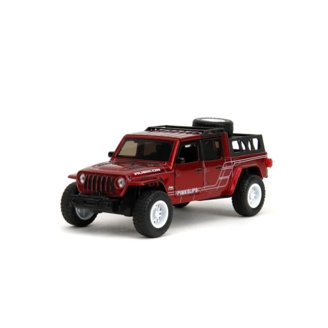 Jada Toys Pembe Fişler 1:32 Jeep Gladyatör Döküm Araba