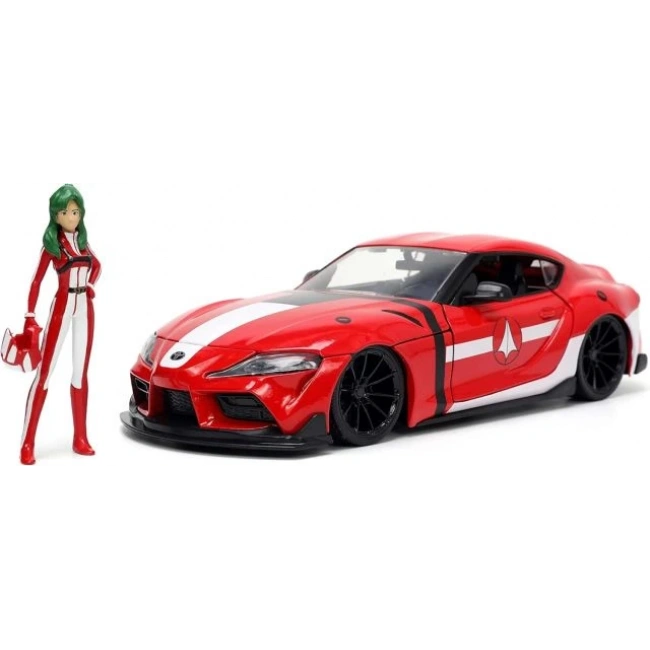 Jada Toys Robotech 2020 Toyota Supra Araba ve Miriya Sterling Figürü