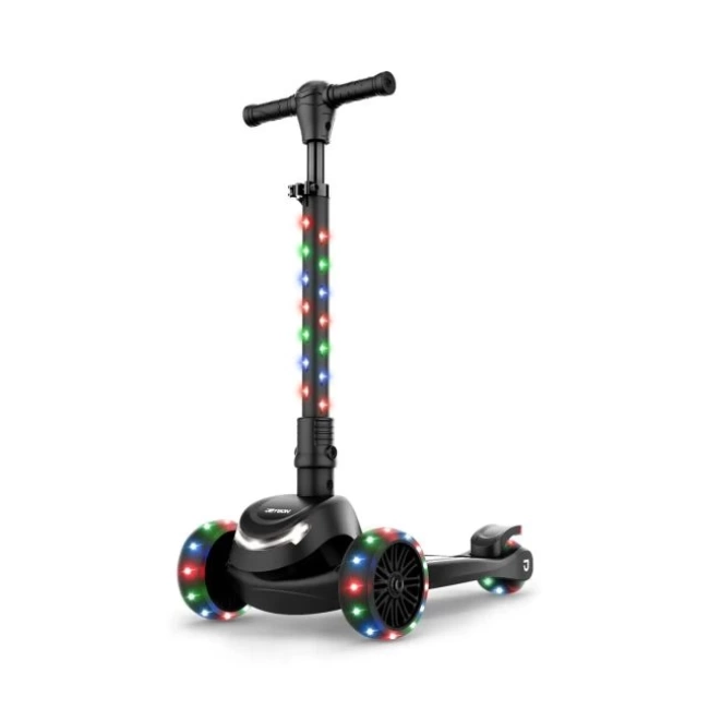 Jetson Çocuk 3 Tekerlekli Işıklı Scooter Jupiter Mini Black Scooter
