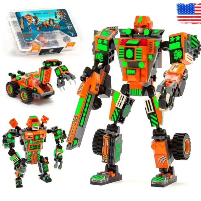 Jitterygit Robot Yapı Oyuncak Radiant Orange - Tangryp